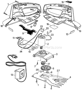 Page A Diagram and Parts List for GS300 Type 3 Black and Decker Trimmer